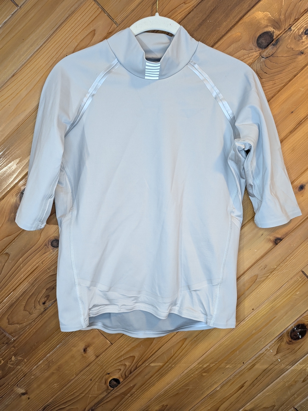 RAPHA Men Pro Team Forcats De La Route Base Layer Top Grey Mock Neck Size M